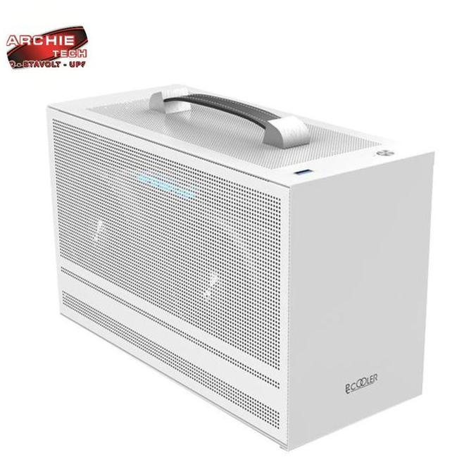 PCCOOLER Mini PC i100 PRO MESH MINI ITX Case + Riser