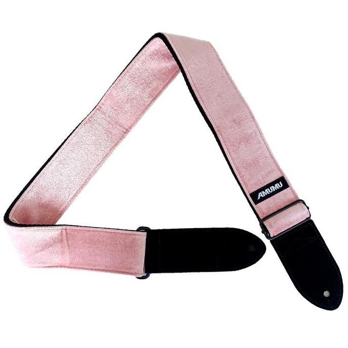 Amumu VL01-PK Strap Gitar motif Pink Flocking
