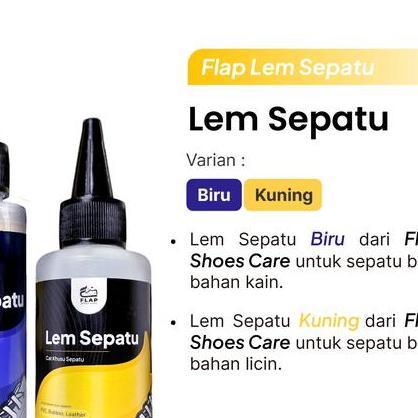 FLAP SHOES CARE - LEM SEPATU SUPER KUAT ORINAL - LEM SEPATU CLEANER