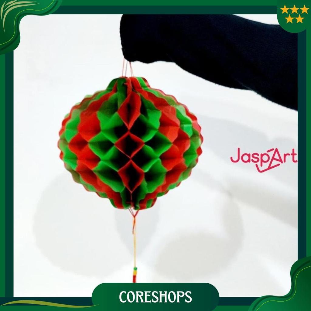 Lampion Lipat Natal Lampion Tawon Natal Edition Lampion Hijau Merah Lampion Honeycomb Natal Promo 10