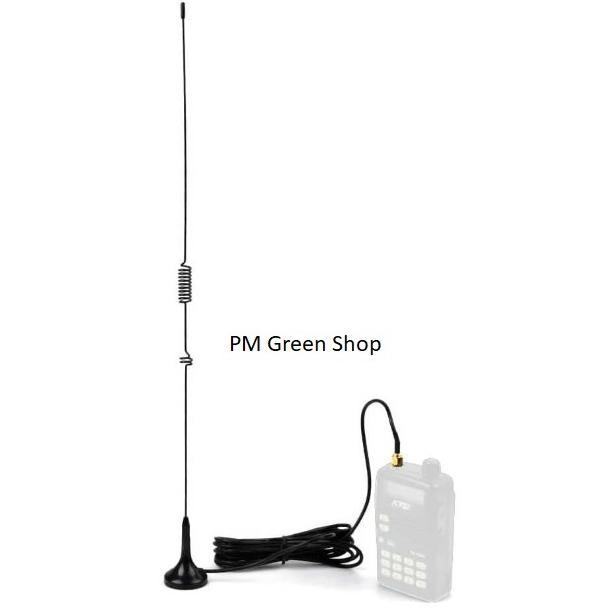 Antena Luar HT Konektor Female Magnetik Kabel Dualband