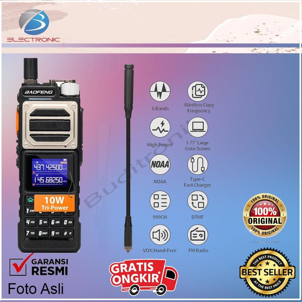 Ht Baofeng Uv-25 Multi Band 10w Original Walkie Talkie