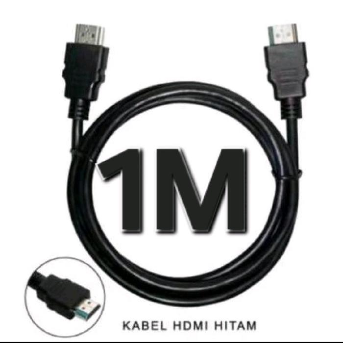 ( 1M KABEL HDMI ) TV DVD HOME  VIDEO AUDIO HDMI 5M 5METER 1 M METER PANJANG AV VISUAL PROYEKTOR KOMP