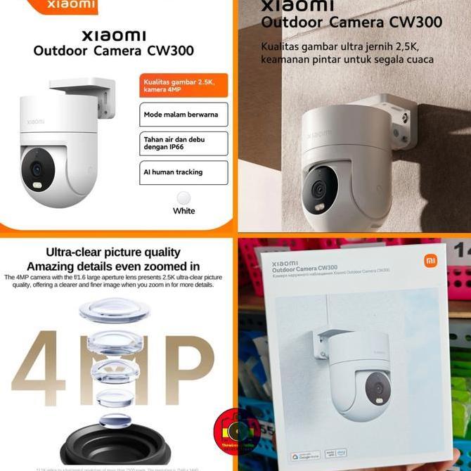 CCTV outdoor Xiaomi CW300 Ai Smart IP Camera Wifi Security