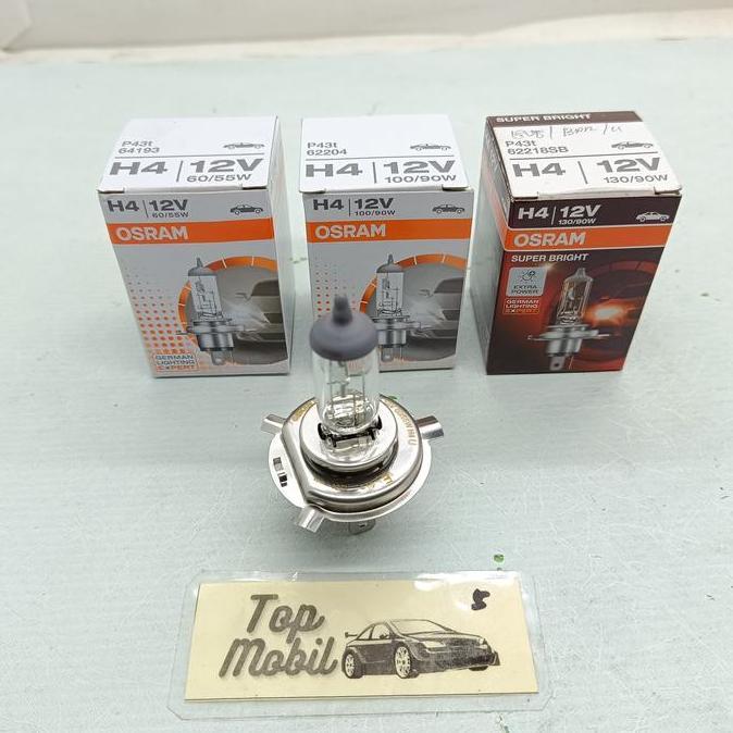 CHALK Bohlam Halogen H4 12V 60/55W H4 12V 100/90W H4 12V 130/90W Osram