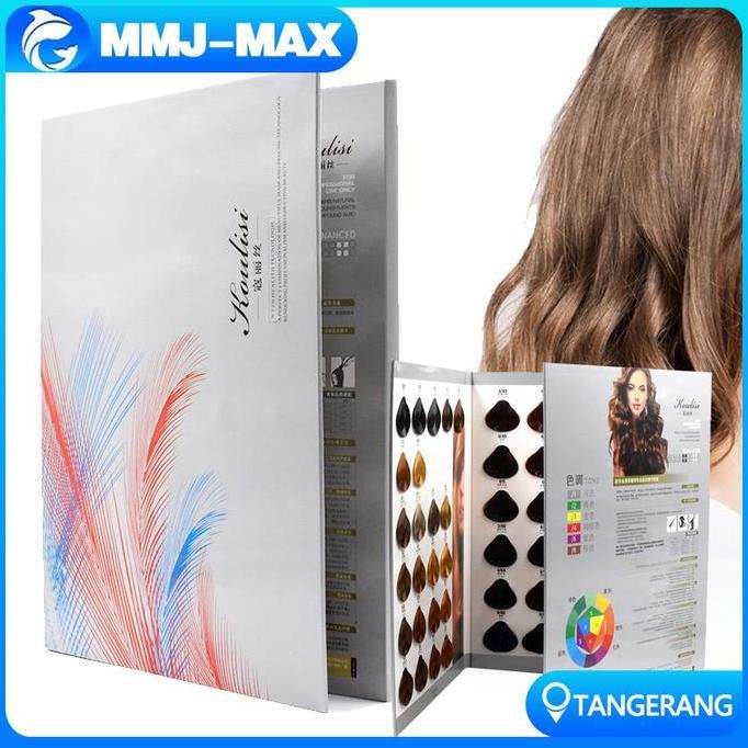YOUEI Buku Katalog Hair Colouring/Hair Color Katalog Cat/Buku Warna Rambut