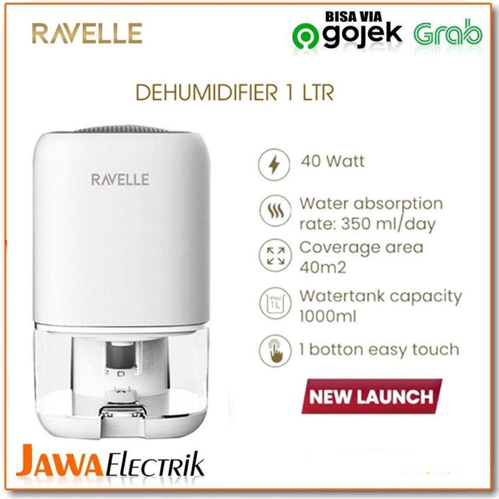 Ravelle Dehumidifier Kapasitas 1 Liter (Alat Pengontrol Kelembaban Udara)