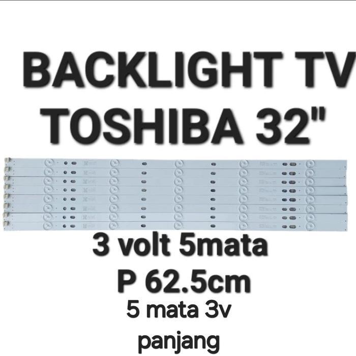BL TV 5mata 3v 62.5cm backlight TOSHIBA 3V 5K 32 TV 5 LED MATA