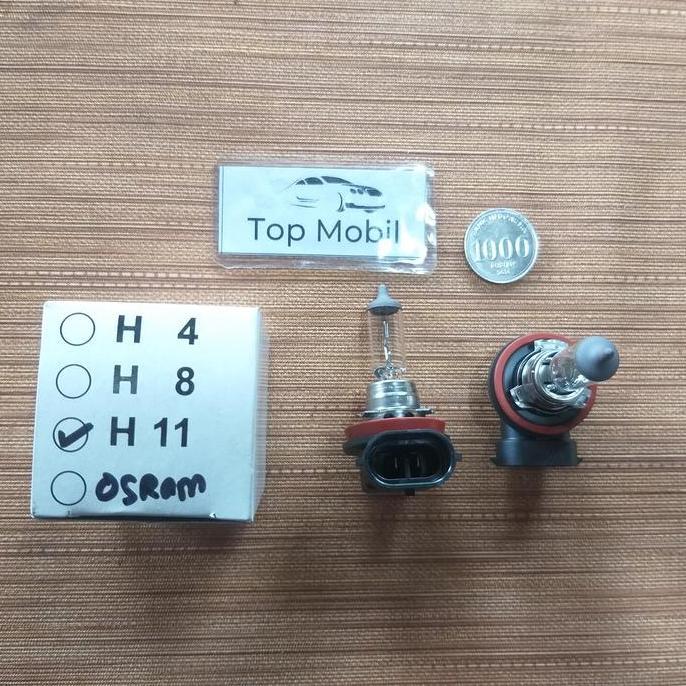 ALABASTER Bohlam Halogen H11 12V 55W 64211 merk Osram Germany