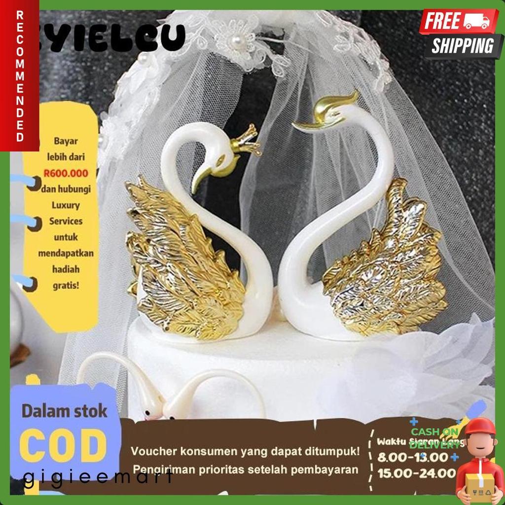 50% Off Eyre Jaminan Kualitas Hari Valentine Emas Dan Perak Mahkota Angsa Cinta Romantis Flamingo Ku