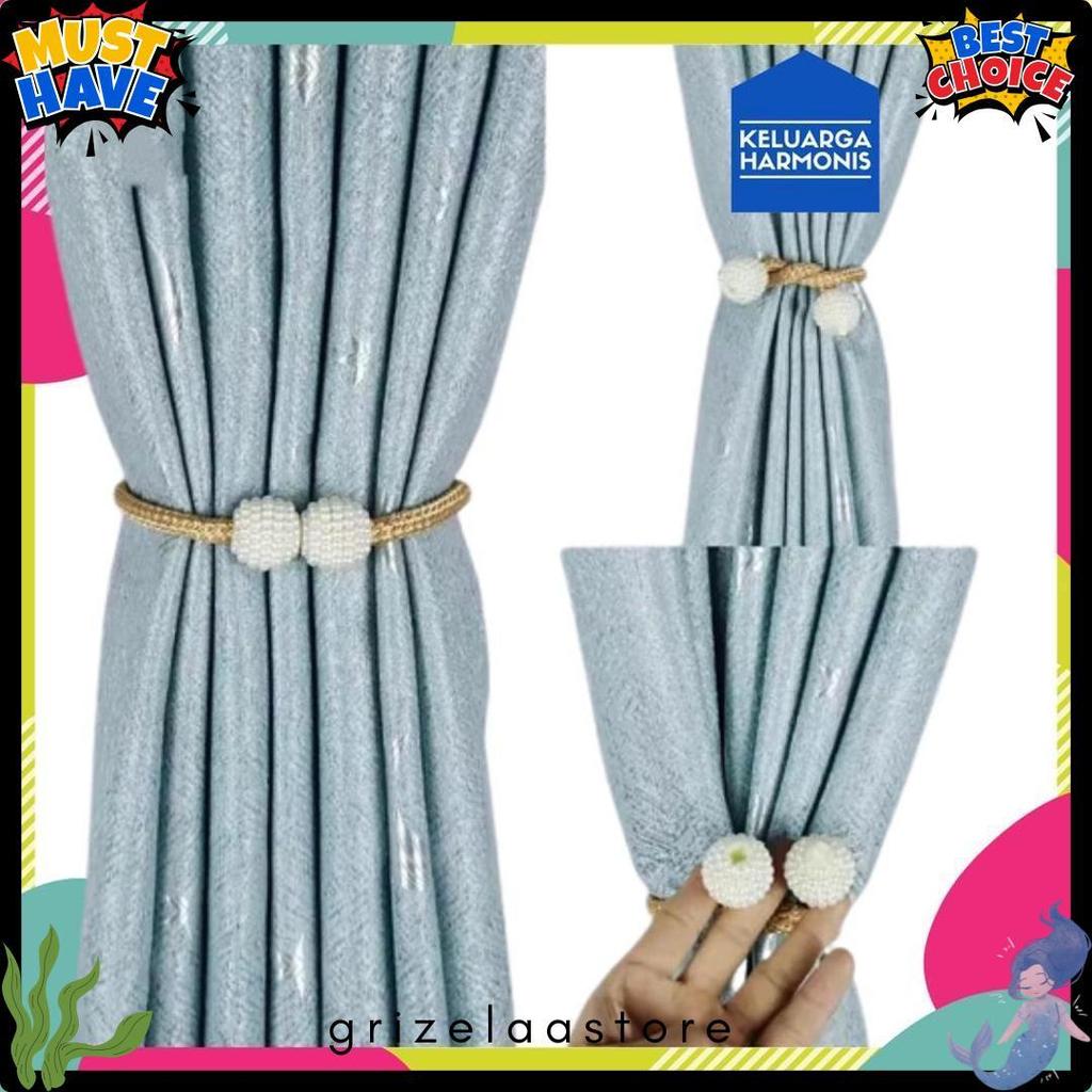 Diskon Kemerdekaan Tali Gorden Mewah / Tali Hordeng Magnet / Tali Gorden Magnet 1 Buah