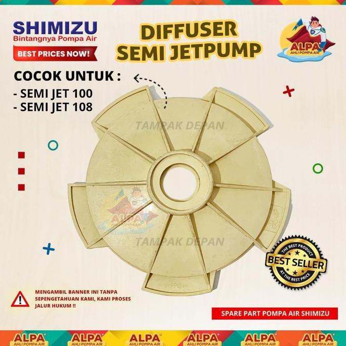 Diffuser / Deffuser Pompa Air Shimizu Semi Jetpump Restock