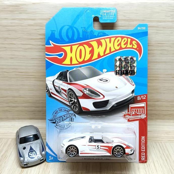 hot wheels porsche 918 spyder red edition BB