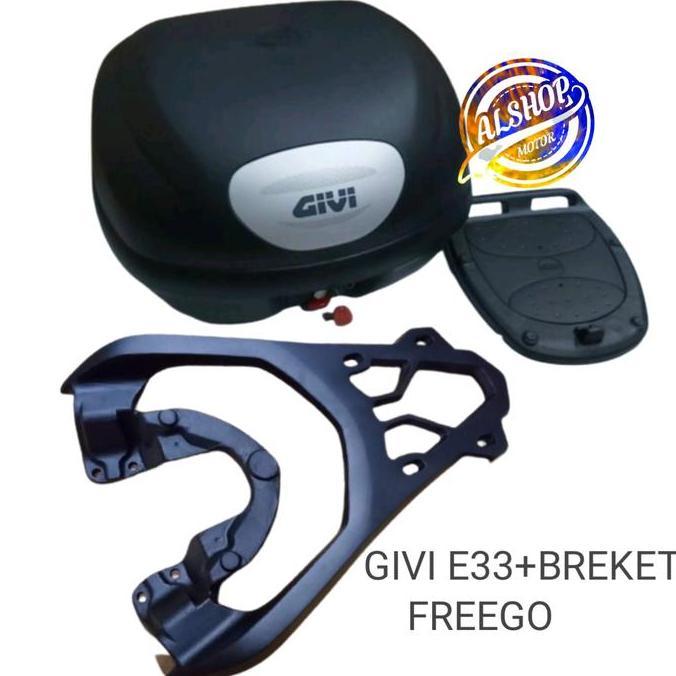 Paketan Box Givi E33Nx E 33 E33 Nx Dan Breket Box Yamaha Freego Frego Full Face Helm Restock