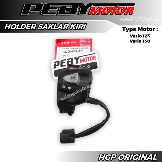 Saklar Kiri Set Vario 125 150 Led ORIGINAL Resmi HGP 35200K59 Jangeby Store Terlaris