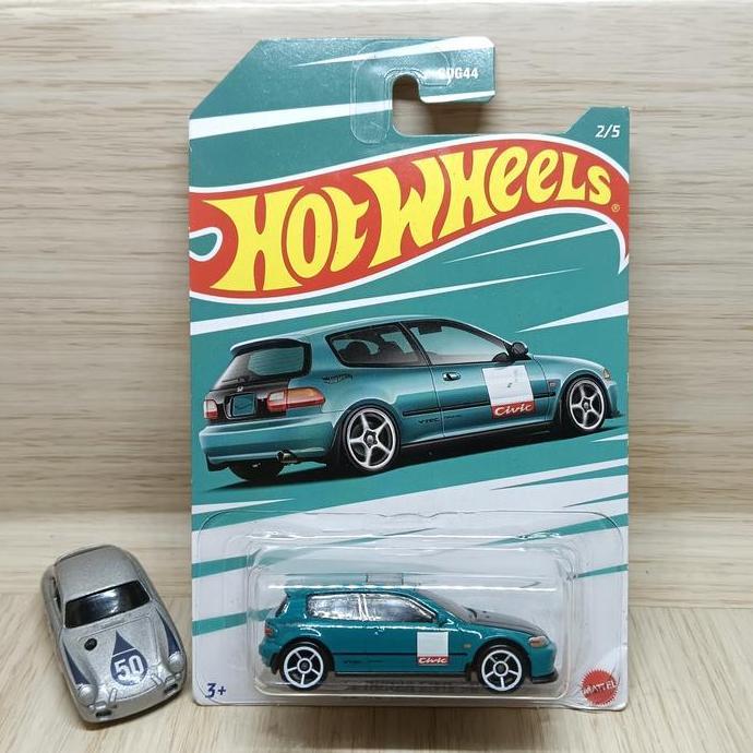 hot wheels 92 honda civic eg hijau BB