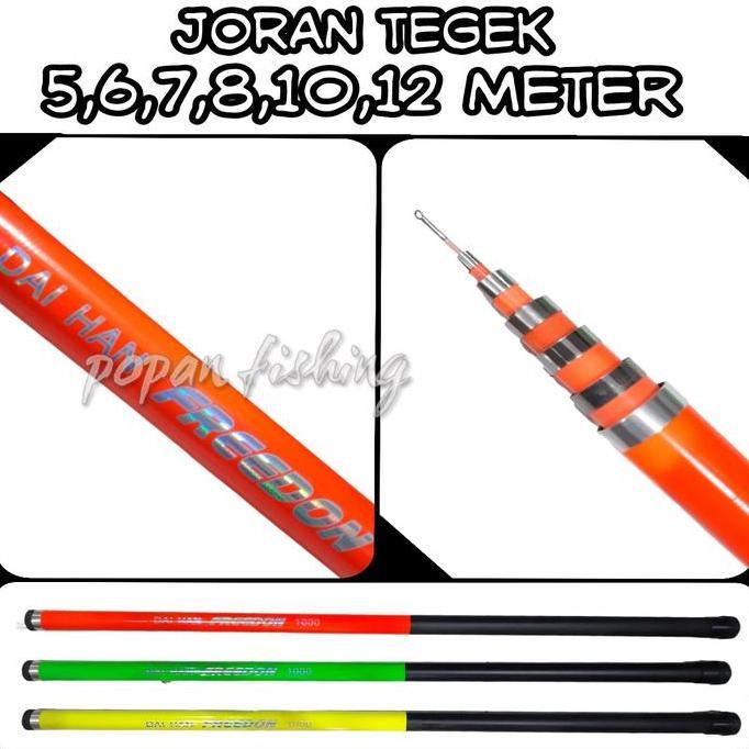 Joran Pancing Tegek Daihan Freedom (5, 6, 7 meter) Bisa Untuk Bendera Giant Flag