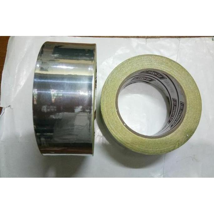 Tape / Isolasi / Lakban Alumunium Warna Silver