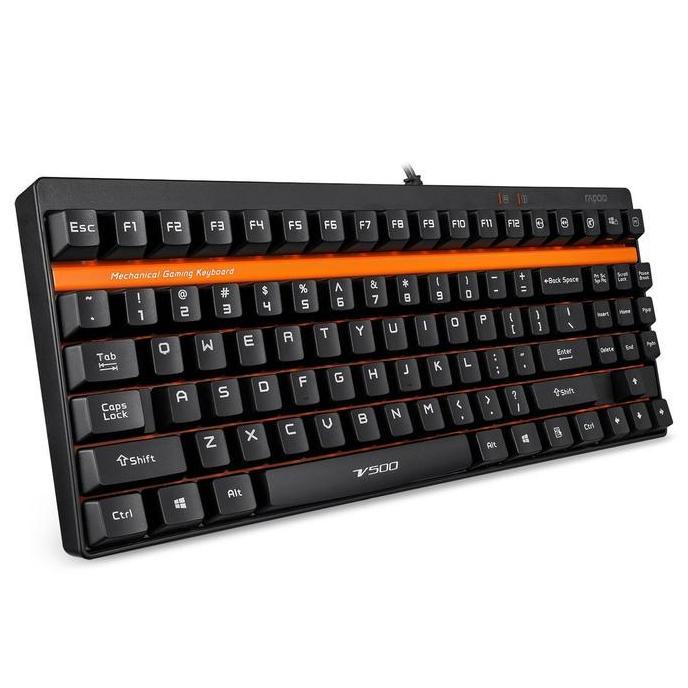 Rapoo Keyboard Gaming Mechanical Keyboard V500 Black