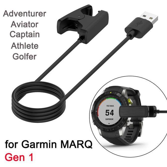 TERBARU - Charger for Garmin MARQ Gen 1 (Athlete / Adventurer / Captain / Golfer / Aviator) USB Char