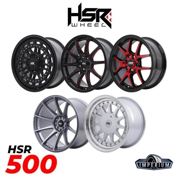 VELG MOBIL RING 14 HINGGA RING 22 HSR WHEEL - HSR500 ORIGINAL DAN TERPERCAYA