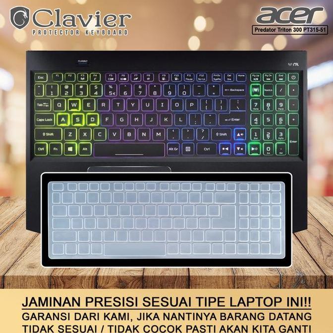 BEBAS ONGKIR - Cover Garskin Laptop Acer Predator Triton 300 PT315-51-58BG 740T 75MF