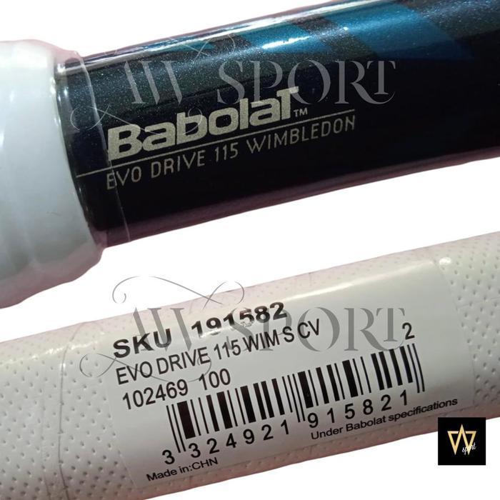 Raket Tenis Babolat Evo Drive 115 Wimbledon 2022 Berat : 240G Origina Terbaru Best Quality 100% Orig