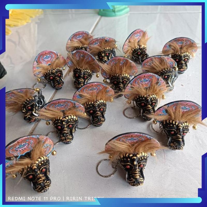 Termurah Gantungan Kunci Barongan Resin Miniatur Unik - RO30-1511 2025 COD Termurah Terlaris Berkual