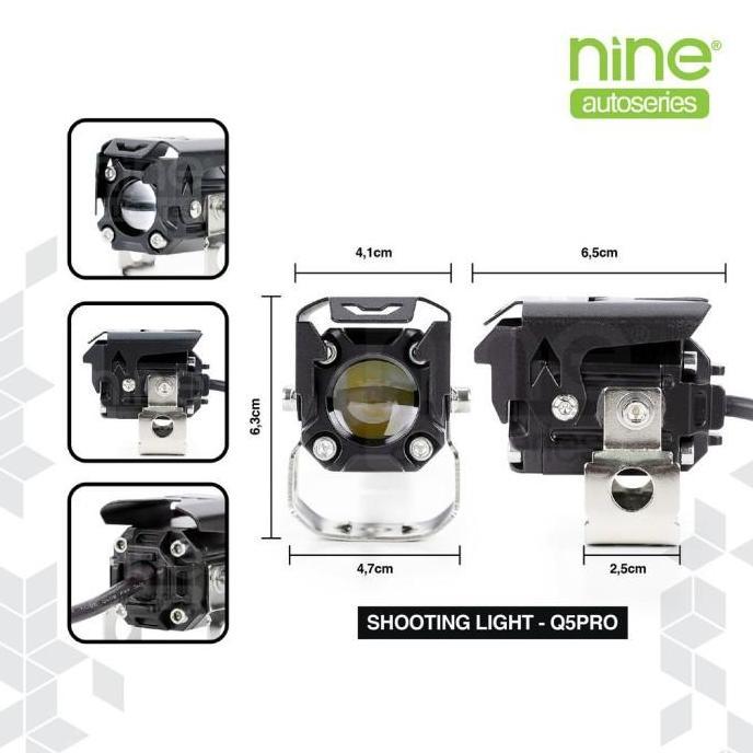 LAMPU TEMBAK SOROT LUMINOS Q5 PRO MINI SHOOTING LIGHT