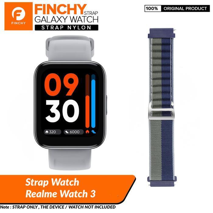 Finchy Nylon Strap Realme Watch 3 Quick Release Replacement Wristband New Best Quality 100% Original