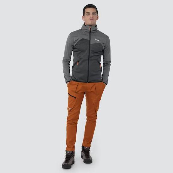 Jaket Gunung Salewa Puez Melange Polarlite Fullzip Hoody