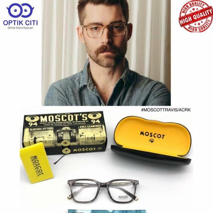 Frame Kacamata Pria Moscot Travis Besar Ringan Gratis Lensa Minus