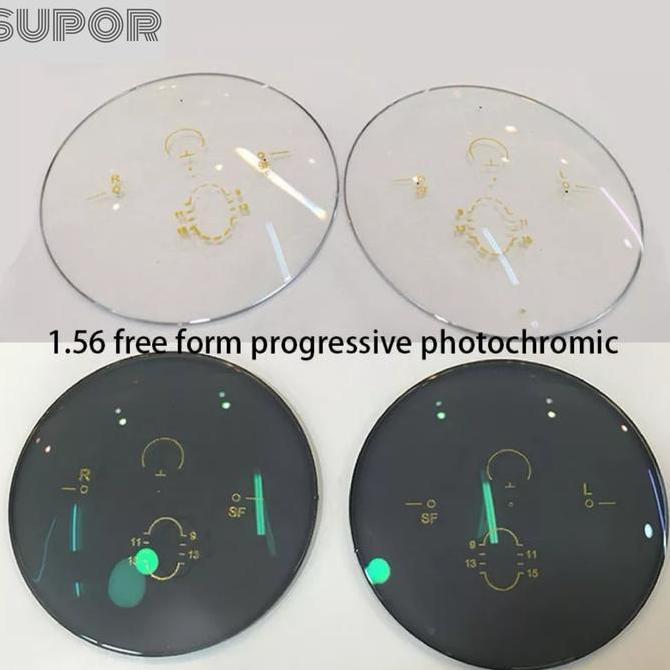 Lensa kacamata Leinz Progresif Photochromic Silver 2 Trans Supertrans