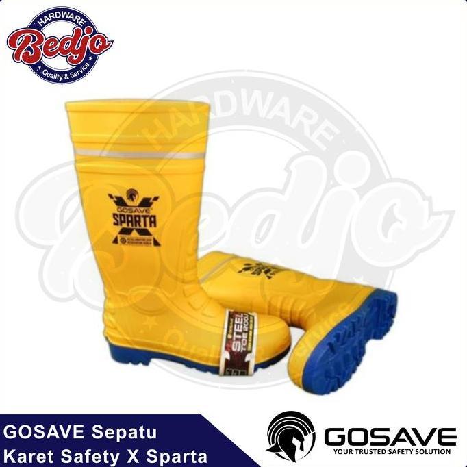 TERMURAH - Gosave Sepatu Boot Rubber Safety X Sparta