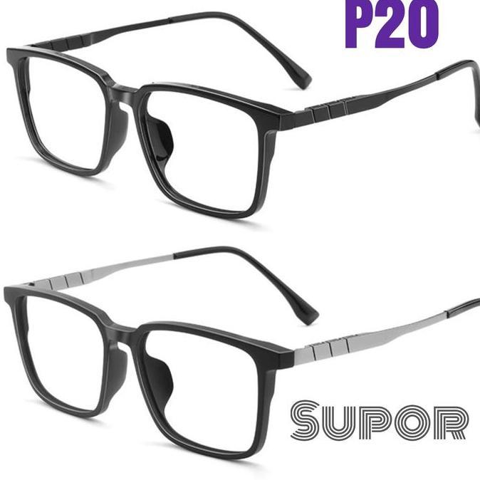 Frame kacamata Pria LEBAR P20 Acetate full frame wanita Minus Progresi