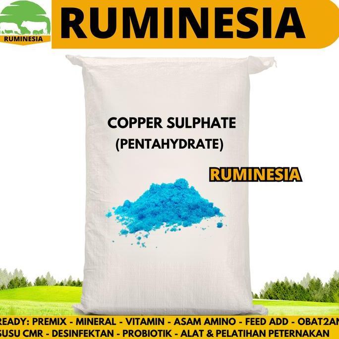 Spesial Terusi 25 Kg (1 Sak) - Copper Sulphate 25Kg Prusi Cuso4 Tembaga Sulfat Tembaga Sulfate Cupri