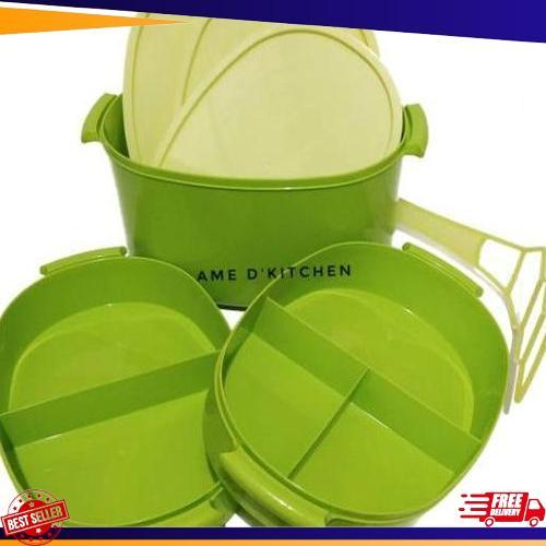 High Quality Rantang Piknik Besar Jumbo Susun 3 Rpl 9026 Golden Sunkist