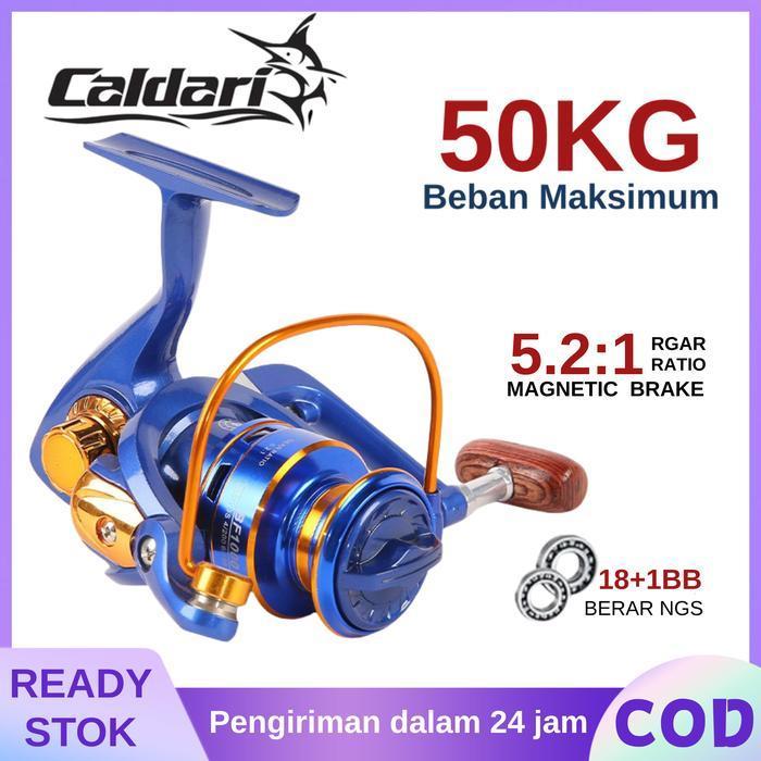 Caldari Reel Pancing Spinning Fishing Reel Bf1000-7000 Harga Terendah Untuk Metal Spool Saltwater Re