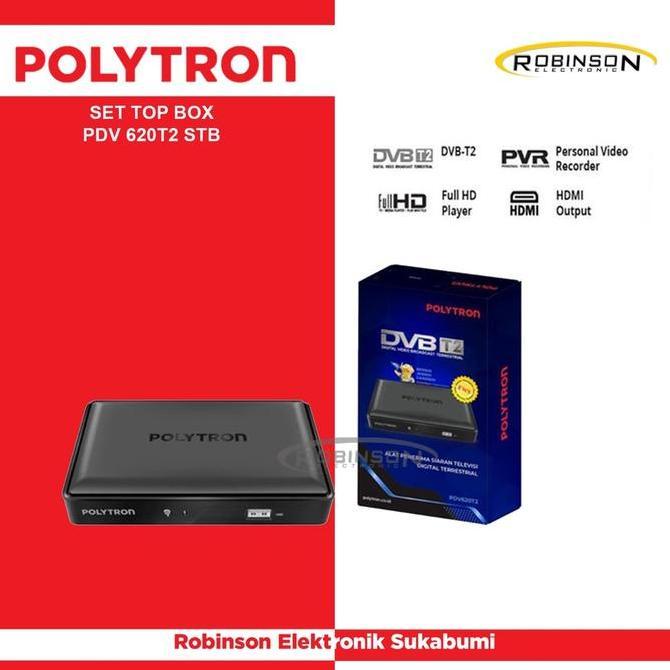New- Set Top Box TV Digital Polytron PDV 620T2 STB
