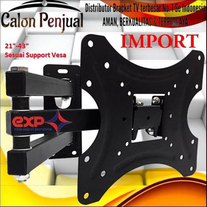 New- Bracket TV LG 14 s/d 43 inch 6 ARAH FULL BESI SUPER KOKOH