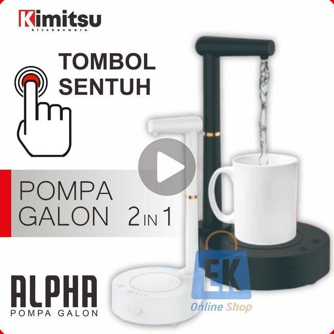 Pompa Galon Meja 2 In 1 Kimitsu Kpg1850 Pompa Galon Meja Elektrik Pompa Air Galon Pompa Air Galon El