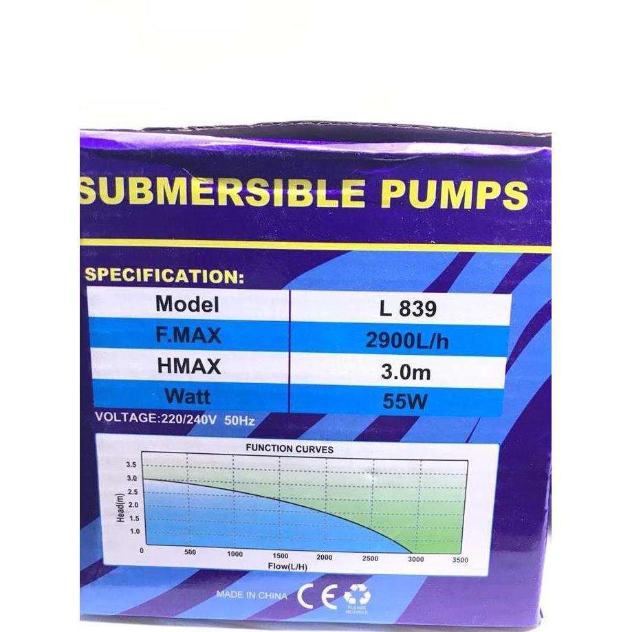 POMPA KOLAM IKAN LUCKINESS 839 POMPA FILTER KOLAM AQUARIUM IKAN