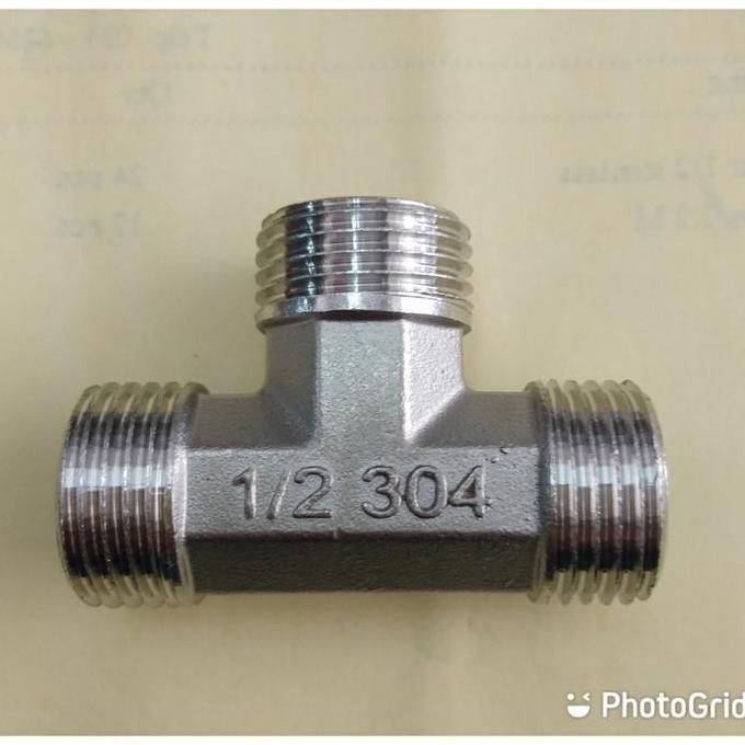 Nepel T Drat Luar Ukuran 1/2 Inci