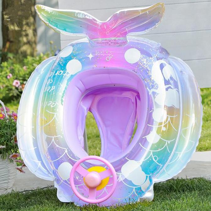 Pelampung Anak Perempuan / Ban Ring Renang anak / Pelampung Anak Duduk / Pelampung Setir Bayi