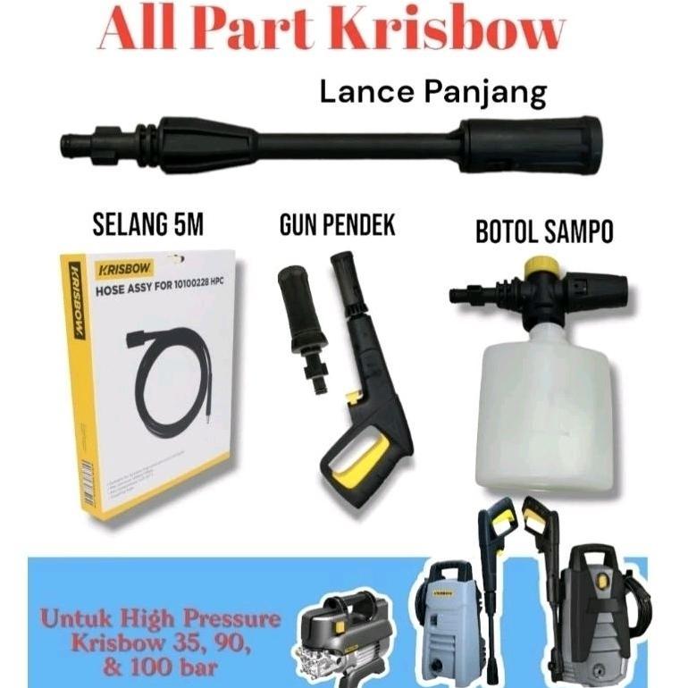 All Spare Part Krisbow / Gun Pendek Krisbow Mode Air Dapat Diatur / Gun krisbow / Lance Krisbow / Gu