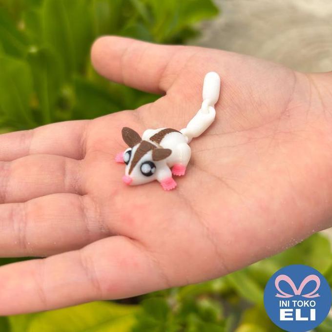 Daymousee - Set Miniatur Hewan Binatang - Burung Hantu, Panda, Singa, Kepiting, Mainan Anak