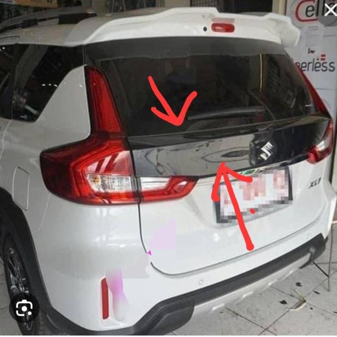 Garnish Bagasi Garnish Back Door Suzuki Ertiga XL 7 wr Hitam