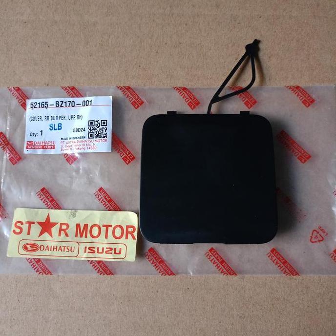 Tutup bumper belakang luxio lama,tutup derek belakang luxio