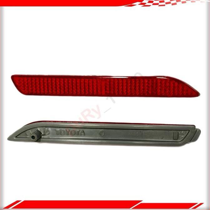 REFLEKTOR BEMPER BUMPER BELAKANG MATA KUCING KIJANG INNOVA FURTUNER HILUX CAMRY 2005 SD 2015 ORI
