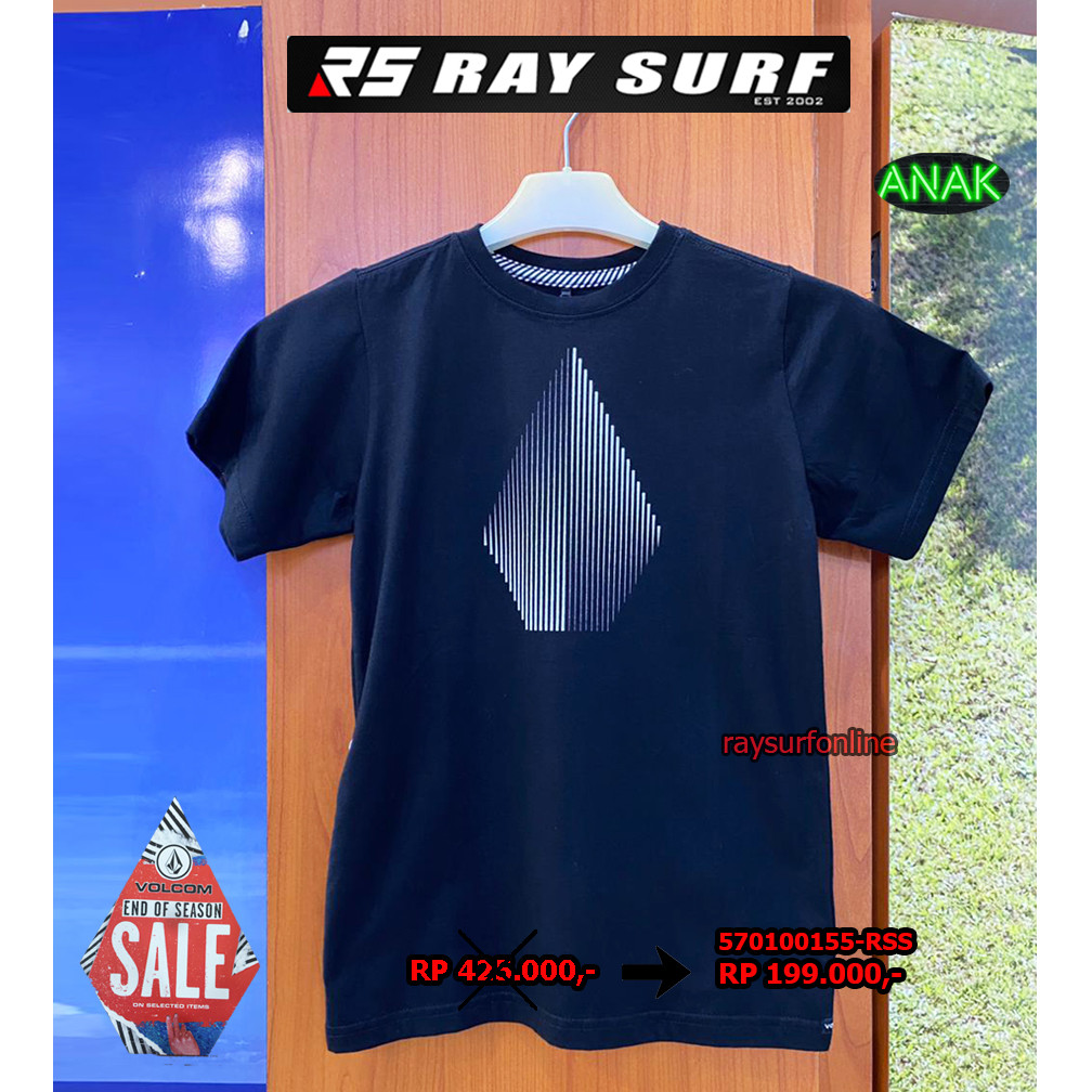 RAYSURF VOLCOM SALE T-SHIRT ANAK 570100155-RSS ORIGINAL